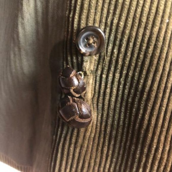 1980s Leather Elbow Patch---Blue Label Ralph Lauren Corduroy Blazer size "M" - Picture 9 of 13